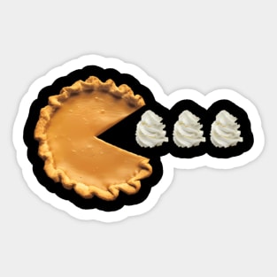 Pumpkin Pie Thanksgiving Sticker